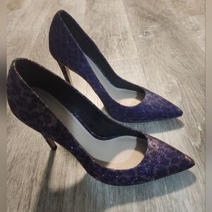 Aldo Glittering Violet Heels